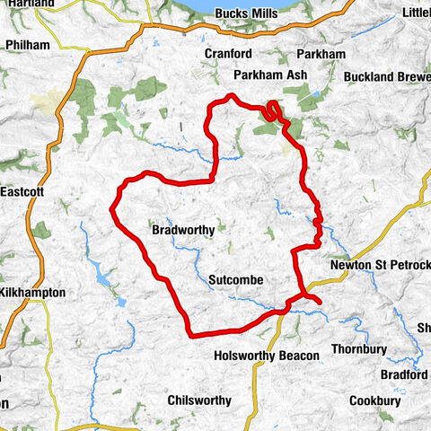 Milton Damerel - Venngreen - Abbots Bickington - Haytown
