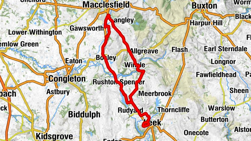 Leek - Abbey Green - Church of St. Mary the Virgin - St. Michael's Parish Church, Wincle