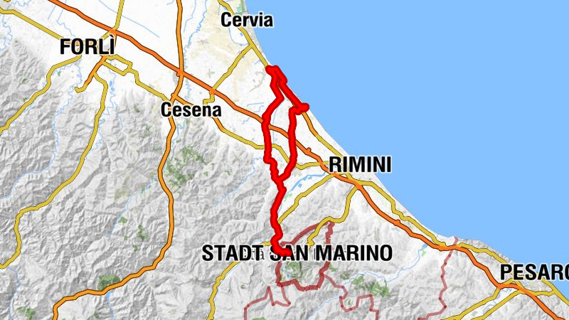Città di San Marino - Verucchio - Santarcangelo di Romagna - Sacro Cuore di Gesù