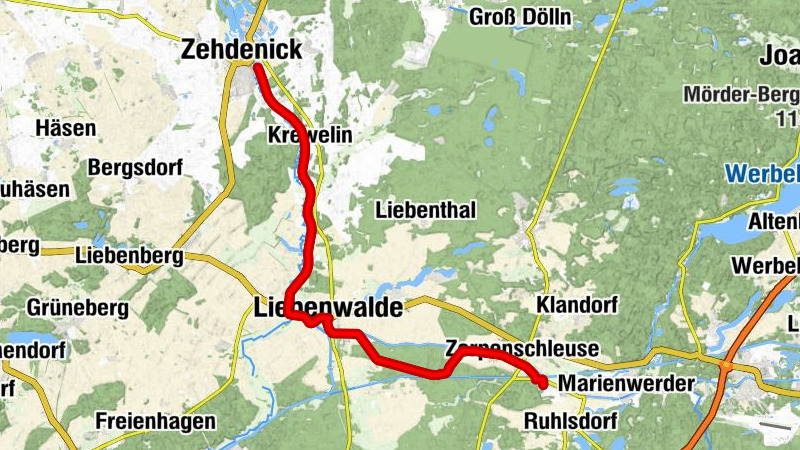 Zerpenschleuse - Liebenwalde - Dolce Vita - Stadtpfarrkirche Liebenwalde