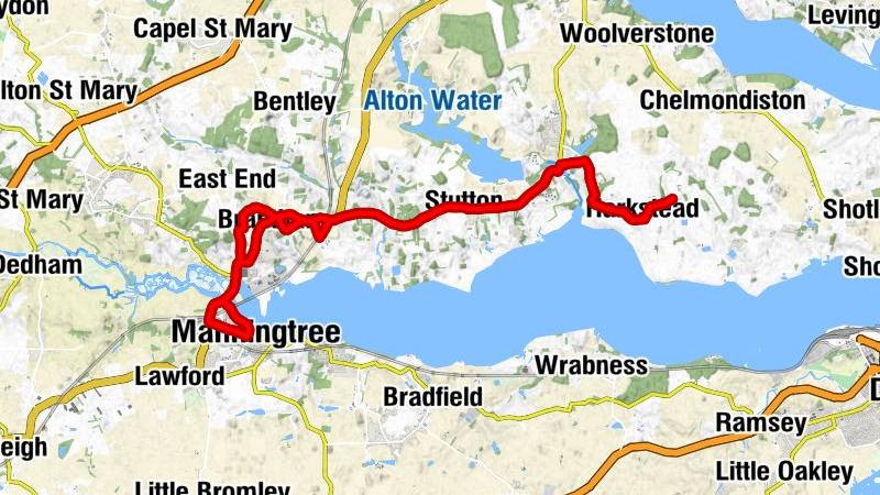 St Mary - Harkstead - Ipswich - Manningtree
