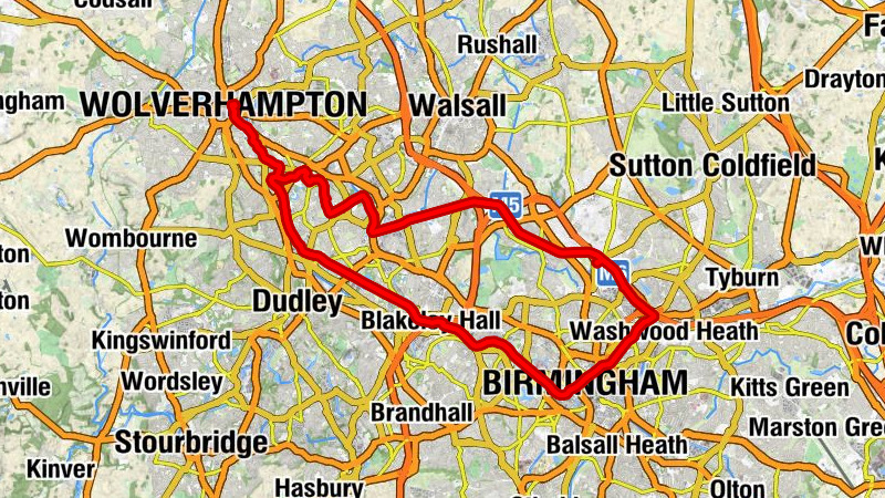 Wolverhampton - Bilston - Tipton