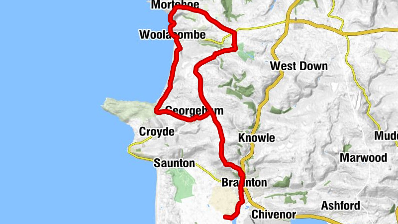 Georgeham - Bye Cross - St George's Church - Mortehoe