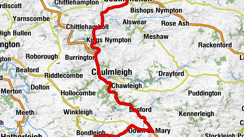 Bondleigh Bridge - Lapford - South Molton - Bondleigh Gospel Hall