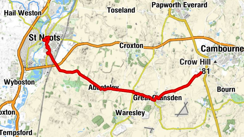 Caxton - St Andrew (Caxton Parish Church) - St Margaret (Abbotsley Parish Church) - St Mary (Eynesbury Parish Church)