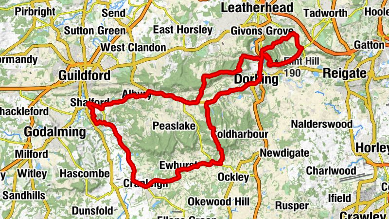 Shalford - Cranleigh Baptist Church - Box Hill - St Michael's Chapel of Ease