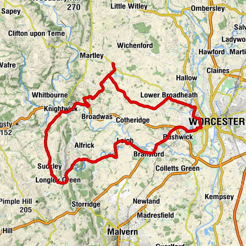 Wichenford - Worcester - St David's - Broadheath
