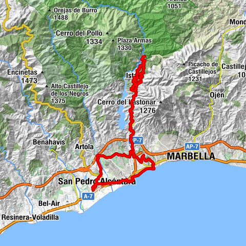 San Pedro Alcántara - Aloha Pueblo - La Reserva de los Naranjos - Cerros del Lago