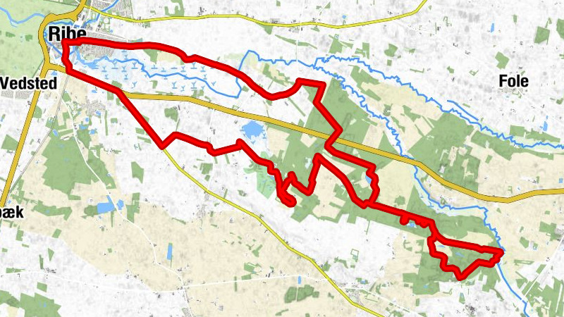 Ribe - Damhus - Lustruplund