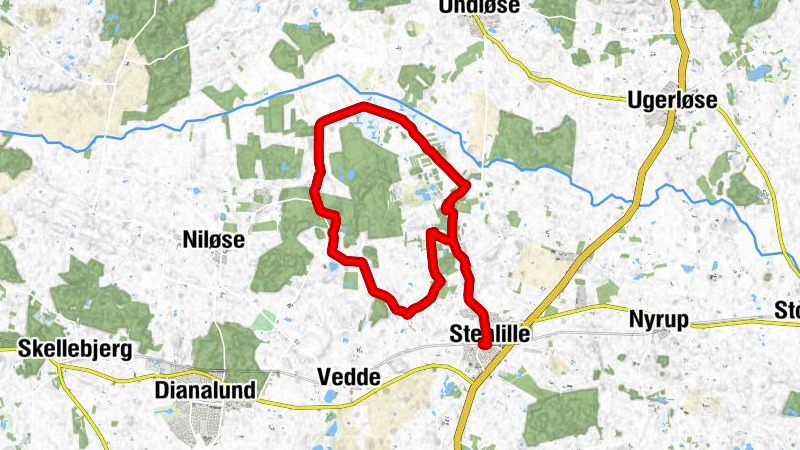Stenlille - Lårup - Vibelyng
