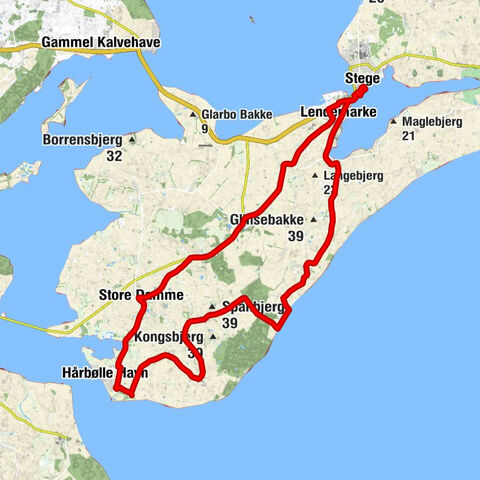 Hårbølle Havn - Fanefjord Kirke - Målerøj - Vordingborg Kommune