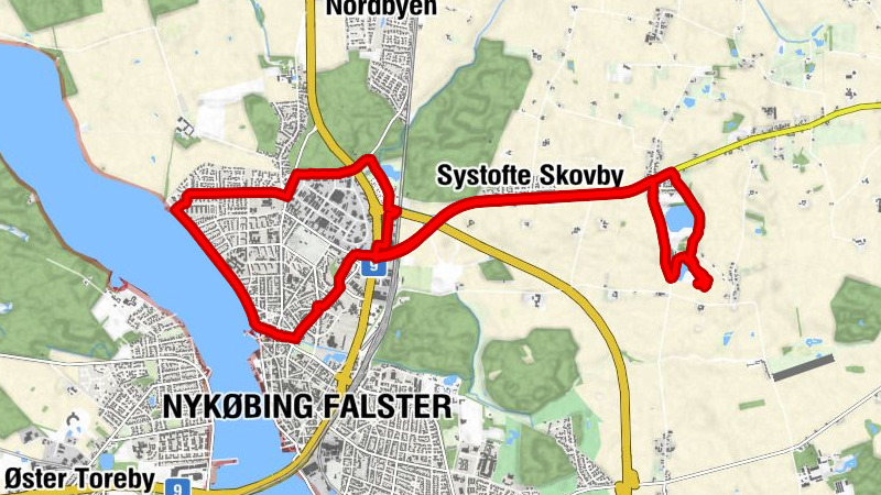 Guldborgsund Kommune - Nykøbing Falster - Systofte Skovby - Systofte Kirke