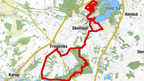 Frederiks - Sjørup - Gludborg - Årestrup