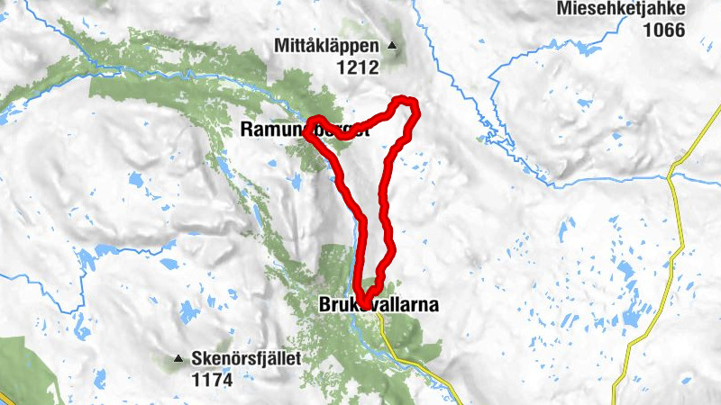 Ramundberget - Langgrubban - Bruksvallarna - Grytan Kök & Bar