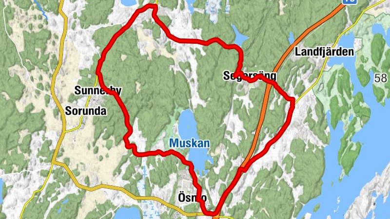 Segersäng - Åby gård - Grödby - Fagersta