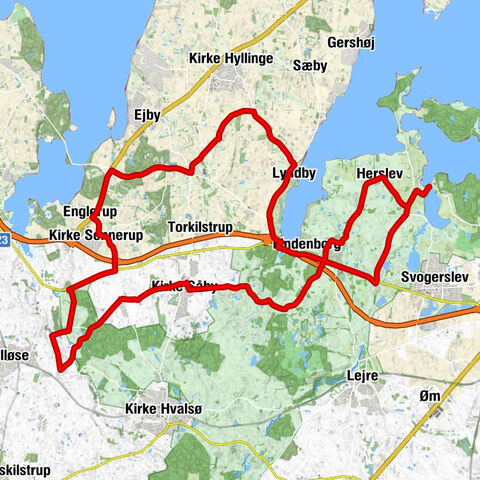 Kattinge - Herslev - Roskilde Bakke - Sonnerup Kirke