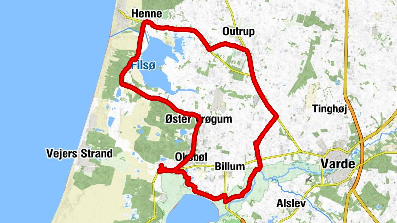 Ny Stampemølle - Skødstrup - Markskel - Aal Kirke