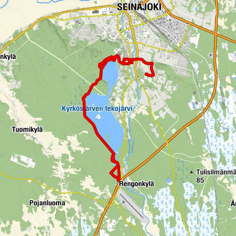 Pajuluoma - Hallila - Seinäjoki