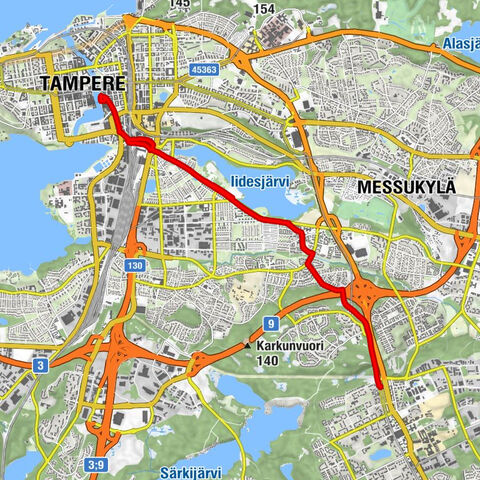 Pohjois-Hervanta - Korkinmäki - Tampereen rauhanyhdistys - Tampere