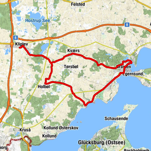 Kliplev - Gammel Lundtoft - Undelev - Holbøl