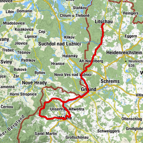 Litschau - Pfarrkirche hl. Andreas - hl. Maria - Unserfrauberg