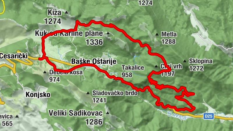 Baške Oštarije - Takalice