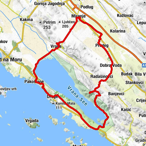 Miranje - Trbovići - Drače - Gornje Ceranje