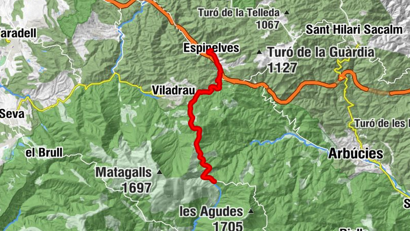 Els Avets - Espinelves - Can Bayes - Turó d'en Miquelet