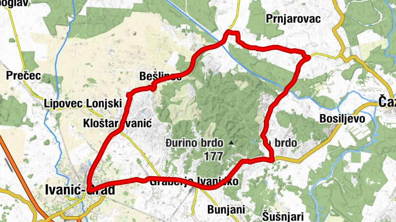 Ivanić Grad - Ivanić-Grad - Kloštar Ivanić - Predavec