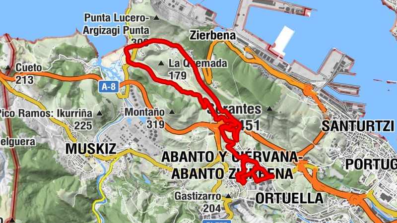 Gallarta - Ortuella - San Roman eliza - San Ignacio de Loiola