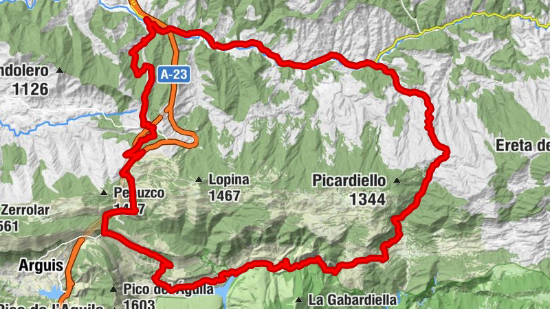 Caldearenas - Belsué - Collado de Sierrahún - Sabiñánigo