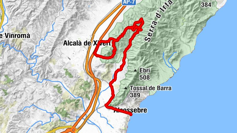 Alcossebre - Antiga estació d'Alcossebre - Tossal dels Ratons