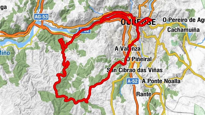 Ourense - Igrexa de San Martiño de Alongos - Coto Concheiro - O Couto