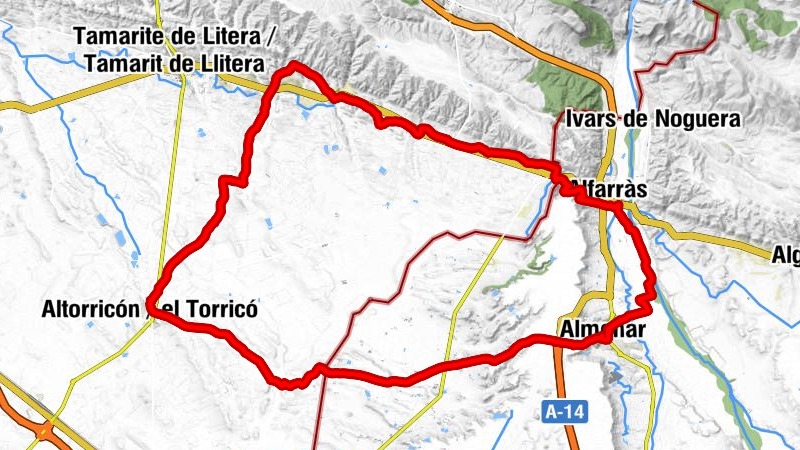 Bar - Restaurant Ideal - Església vella de Sant Pere d'Alfarràs - Tossal del Clamorís - Almenar