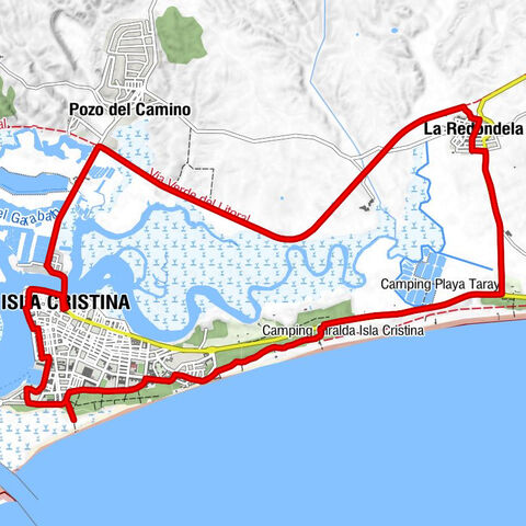 Isla Cristina - Pozo del Camino - La Redondela - Nuestra Señora del Mar