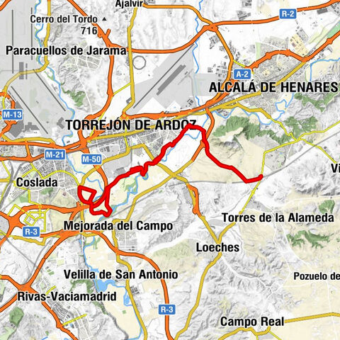 Torres de la Alameda - Torrejón de Ardoz - Mejorada del Campo - San Fernando de Henares