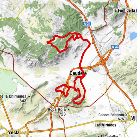 Caudete - Vilmar - Ermita de San Antón - Los Palancares