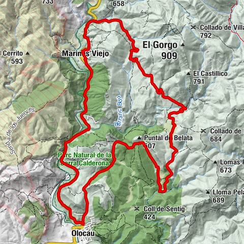 Olocau - Canyarissos - Marines Viejo - Pozo del Esparto