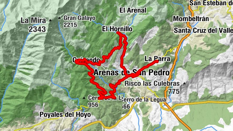 La Parra - Iglesia de Nuestra Señora de Lourdes - Ermita del Cristo de los Regajales (gotico) - Iglesia de San Juan Bautista