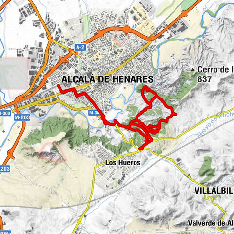 La Garena - Puerta de Madrid - Malvecino - Alcalá de Henares