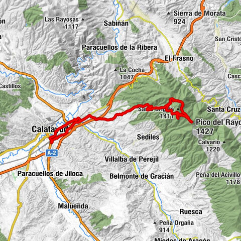Calatayud - Aula de la Naturaleza - Pico del Rayo