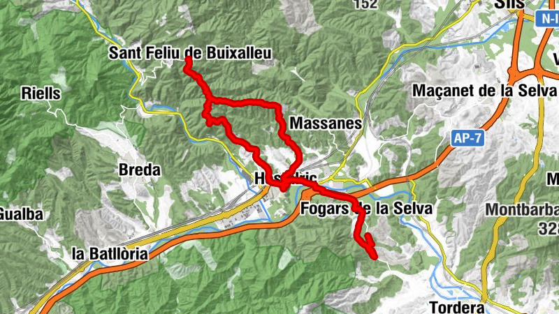 Fogars de la Selva - Esplèndid - Turó del Marquès - Turó de Boc
