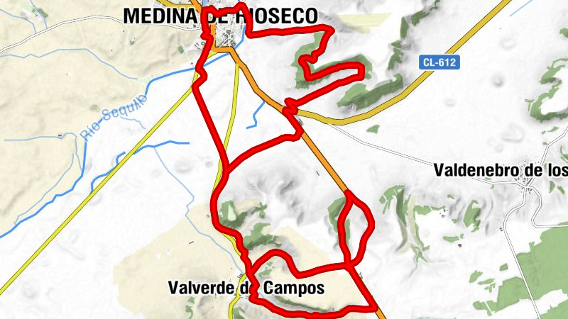 Medina de Rioseco - Valverde de Campos - Valdescopezo