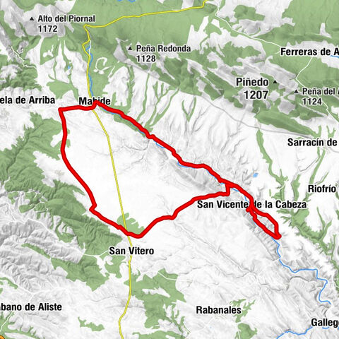 San Vicente de la Cabeza - Las Torres de Aliste - Pobladura de Aliste - Mahide