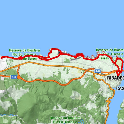 Moledo - La Yenka - Capela de San Miguel - Areas