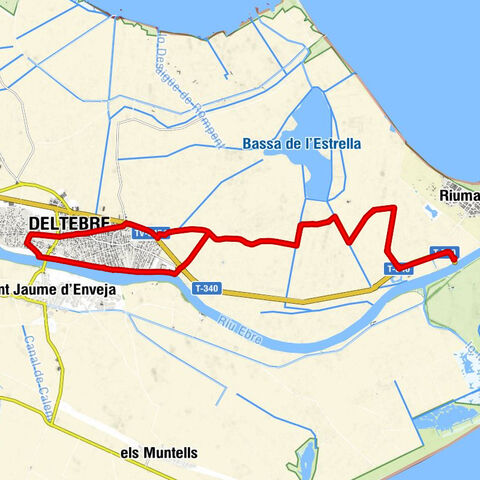 Deltebre - lo Vivet - Olmos