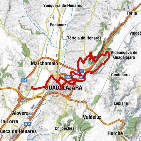 Cabanillas del Campo - Los Guindos - Guadalajara - Valdenoches