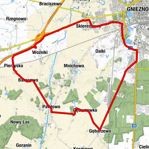 Gniezno - Gębarzewo - Pawłowo