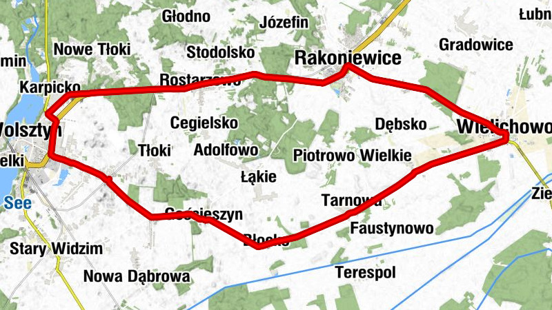 powiat wolsztyński - Kościół parafialny pw. św. Marii Magdaleny - Kościół pw. św. Marcina i św. Stanisława Biskupa - Adamowo