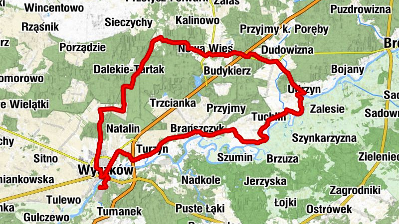 Hotel Restauracja Baśniowa - Wyszków - Górka - Kościół pw. Świętego Wojciecha Biskupa i Męczennika